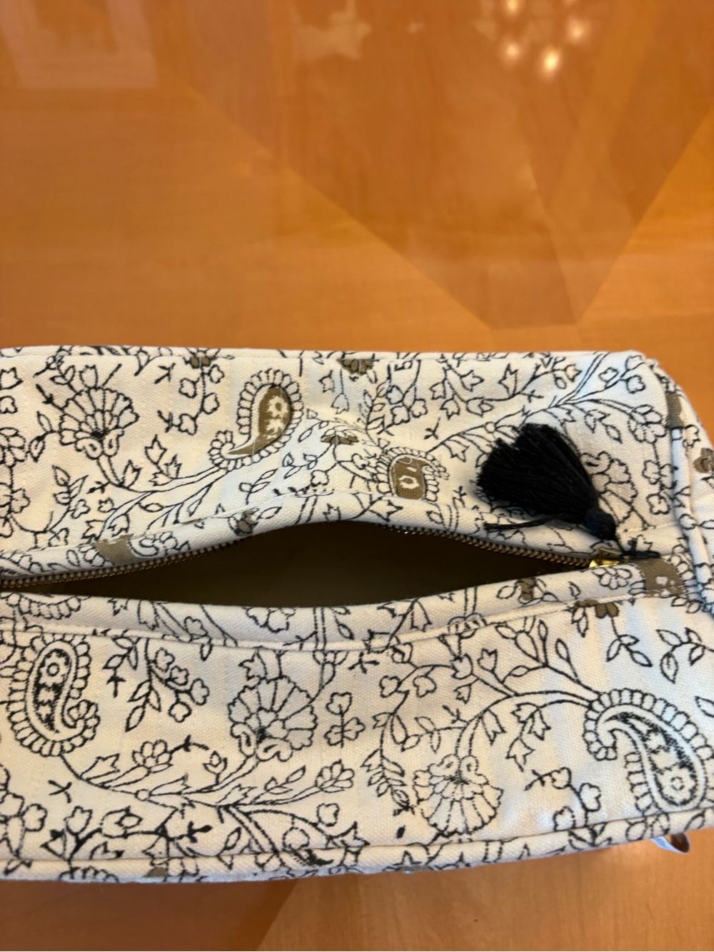 Cleobella Floral Paisley Toiletry/Cosmetics Bag - Picture 7 of 8
